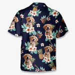 Custom Photo Keep Calm And Beach On - Dog & Cat Personalized Custom Unisex Tropical Hawaiian Aloha Shirt - Summer Vacation Gift, Gift For Pet Owners, Pet Lovers