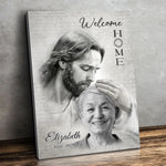 Custom Photo Remembering You With Love - Memorial Personalized Custom Vertical Canvas - Sympathy Gift For Family