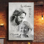 Custom Photo Remembering You With Love - Memorial Personalized Custom Vertical Canvas - Sympathy Gift For Family