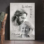 Custom Photo Remembering You With Love - Memorial Personalized Custom Vertical Canvas - Sympathy Gift For Family