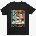 The Man The Myth The Snack Dealer - Family Personalized Custom Unisex T-shirt, Hoodie, Sweatshirt - Gift For Grandpa