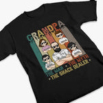 The Man The Myth The Snack Dealer - Family Personalized Custom Unisex T-shirt, Hoodie, Sweatshirt - Gift For Grandpa