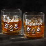We Are Proud To Have You - Dog Personalized Custom Whiskey Glass - Gift For Dog Lovers, Dog Dads