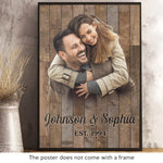 Custom Photo Couple Gifts - Personalized Poster