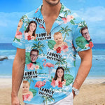 Custom Photo We Are Ready For Our Family Trip - Family Personalized Custom Unisex Tropical Hawaiian Aloha Shirt - Summer Vacation Gift For Family