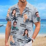 Custom Photo We Enjoy Every Moment - Family Personalized Custom Unisex Tropical Hawaiian Aloha Shirt - Summer Vacation Gift For Family