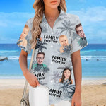 Custom Photo We Enjoy Every Moment - Family Personalized Custom Unisex Tropical Hawaiian Aloha Shirt - Summer Vacation Gift For Family