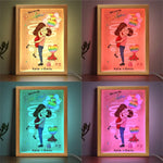 I Need You Like A Heart Needs A Beat - Couple Personalized Custom Frame Light Box - Gift For Husband Wife, Anniversary, LGBTQ+
