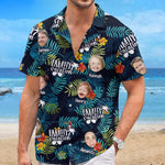 Custom Photo We Know Summer Is The Height Of Being Alive - Family Personalized Custom Unisex Tropical Hawaiian Aloha Shirt - Summer Vacation Gift, Gift For Family
