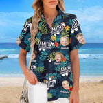 Custom Photo We Know Summer Is The Height Of Being Alive - Family Personalized Custom Unisex Tropical Hawaiian Aloha Shirt - Summer Vacation Gift, Gift For Family