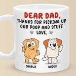 Puppies Are Love Wrapped In Fur - Dog Personalized Custom Mug - Gift For Dad, Dog Lovers