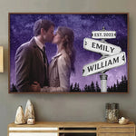 Custom Photo I Still Fall In Love With You Everyday - Couple Personalized Custom Horizontal Poster - Gift For Couple, Husband, Wife