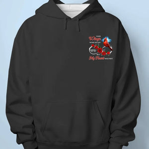 The Moment Your Heart Stopped - Memorial Personalized Custom Unisex T-shirt, Hoodie, Sweatshirt - Sympathy Gift For Family Members