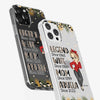 Promoted To Great Grandma - Family Personalized Custom Clear Phone Case - Gift For Mom, Grandma