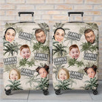 Custom Photo Family Trip Makes The Dream Trip - Family Personalized Custom Luggage Cover - Summer Vacation Gift For Family
