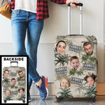 Custom Photo Family Trip Makes The Dream Trip - Family Personalized Custom Luggage Cover - Summer Vacation Gift For Family
