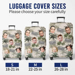 Custom Photo Family Trip Makes The Dream Trip - Family Personalized Custom Luggage Cover - Summer Vacation Gift For Family