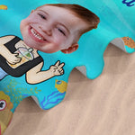 Custom Photo Every Mile, A New Memory - Family Personalized Custom Beach Towel - Summer Vacation Gift, Birthday Pool Party Gift For Kids
