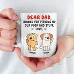 Puppies Are Love Wrapped In Fur - Dog Personalized Custom Mug - Gift For Dad, Dog Lovers