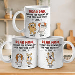 Puppies Are Love Wrapped In Fur - Dog Personalized Custom Mug - Gift For Dad, Dog Lovers