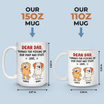 Puppies Are Love Wrapped In Fur - Dog Personalized Custom Mug - Gift For Dad, Dog Lovers