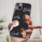Custom Photo Love You So Much - Family Personalized Custom Clear Phone Case - Gift For Mom, Grandma