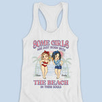 Girls Trip Cheaper Than Therapy - Bestie Personalized Custom Racer Back Tank Top - Gift For Best Friends, Sisters