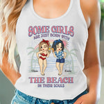 Girls Trip Cheaper Than Therapy - Bestie Personalized Custom Racer Back Tank Top - Gift For Best Friends, Sisters