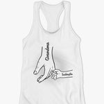 I Wanna Hold Your Hand Forever - Family Personalized Custom Racer Back Tank Top - Gift For Mom, Grandma