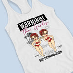 Girls Trip In Process - Bestie Personalized Custom Racer Back Tank Top - Gift For Best Friends, BFF, Sisters