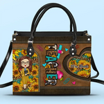 Custom Name Teacher Appreciation Gifts - Personalized Leather Handbag