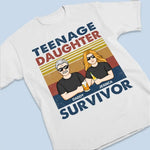 Custom Name Teenage Daughter Survivor Gifts for Dads - Personalized Apparel