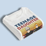 Custom Name Teenage Daughter Survivor Gifts for Dads - Personalized Apparel