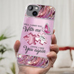 A Piece Of My Heart Lives In Heaven - Memorial Personalized Custom Clear Phone Case - Sympathy Gift For Family