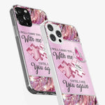 A Piece Of My Heart Lives In Heaven - Memorial Personalized Custom Clear Phone Case - Sympathy Gift For Family