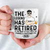 Retirement Is Wonderful - Personalized Custom Mug - Appreciation, Retirement Gift For Coworkers, Work Friends, Colleagues