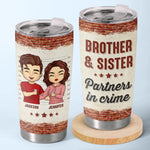 Siblings Are The Best Kind Of Friends - Family Personalized Custom Tumbler - Gift For Brothers, Sisters