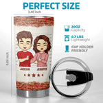 Siblings Are The Best Kind Of Friends - Family Personalized Custom Tumbler - Gift For Brothers, Sisters