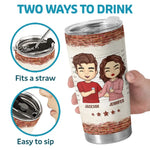Siblings Are The Best Kind Of Friends - Family Personalized Custom Tumbler - Gift For Brothers, Sisters