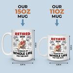 I Deserve This Mug - Personalized Custom Mug - Appreciation, Retirement Gift For Coworkers, Work Friends, Colleagues