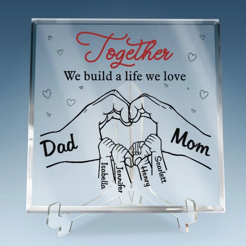 You And Roses Are Much The Same - Family Personalized Custom Square Shaped Acrylic Plaque - Gift For Family  Members