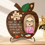 Custom Teacher Appreciation Name Gifts - Personalized Wooden Plaque