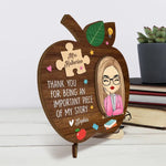Custom Teacher Appreciation Name Gifts - Personalized Wooden Plaque