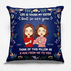 Brothers Are Just Born To Bother Sisters - Family Personalized Custom Pillow - Gift For Family Members, Siblings, Brothers, Sisters