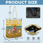 Custom Name Dog Beach Gifts - Personalized Beach Bag