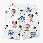 Custom Photo We Host The Sun Party - Family Personalized Custom Tropical Hawaiian Aloha Men Beach Shorts - Summer Vacation Gift For Dad