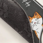 Our Love Is Purr-fect - Dog & Cat Personalized Custom Home Decor Decorative Mat - House Warming Gift For Dog Lovers, Cat Lovers
