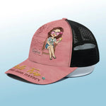 Custom Name Girls Trip Gifts for Women - Personalized Mesh-back Baseball Cap