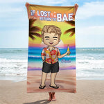Summer Love Is Like No Other - Couple Personalized Custom Beach Towel - Summer Vacation Gift For Couple