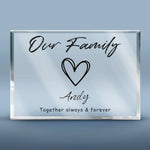 This Is Our Happily Ever After - Family Personalized Custom Rectangle Shaped Acrylic Plaque - Gift For Family Members
